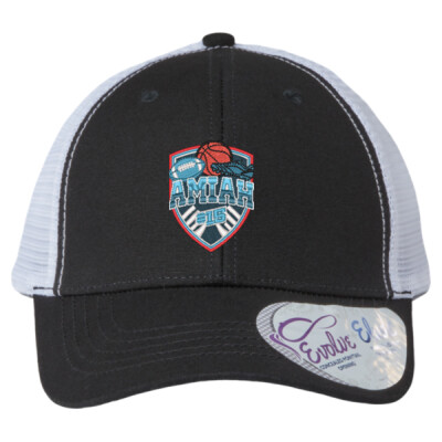 Ladies "Charlie" Embroidered Modern Trucker Cap Thumbnail