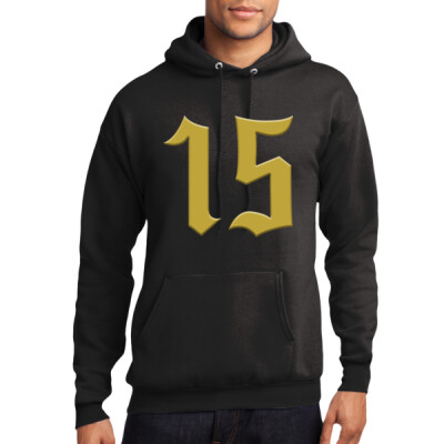Adult Fleece Hoodie - Gold Puff Thumbnail